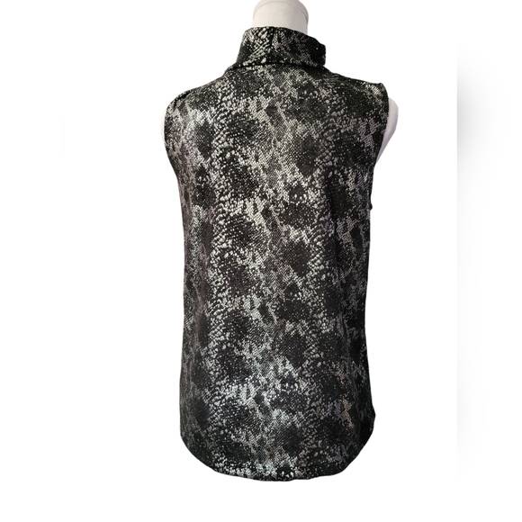 Jones New York Silver Glimmer Blouse - Picture 4 of 7